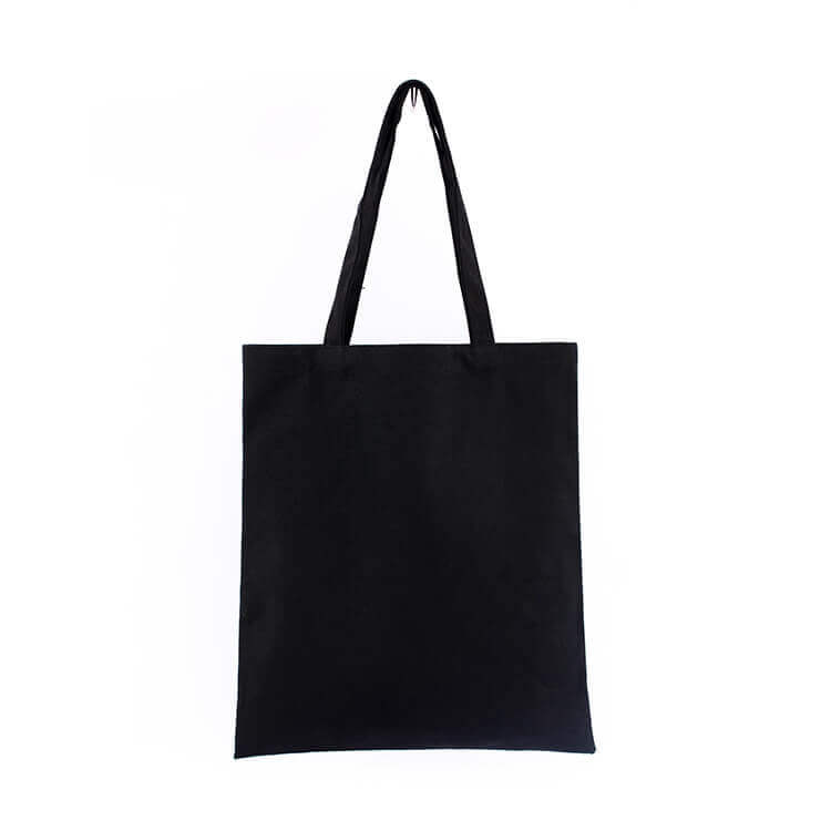 Blank White Black Canvas Tote Bags