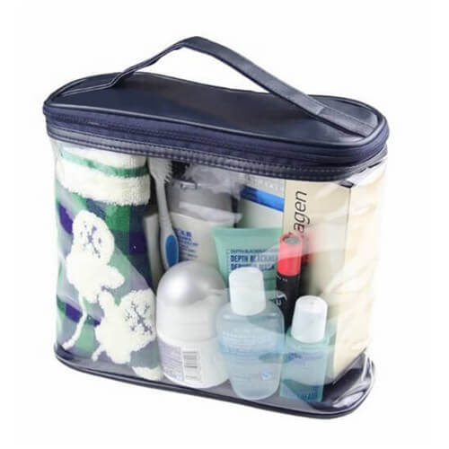 portable clear pvc cosmetic bags