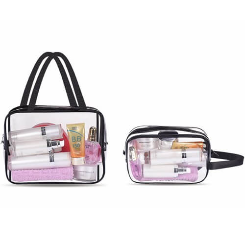Clear PVC Makeup Organizer Bags